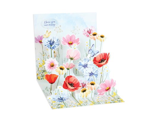 Pop Up Wildflower Meadow Card