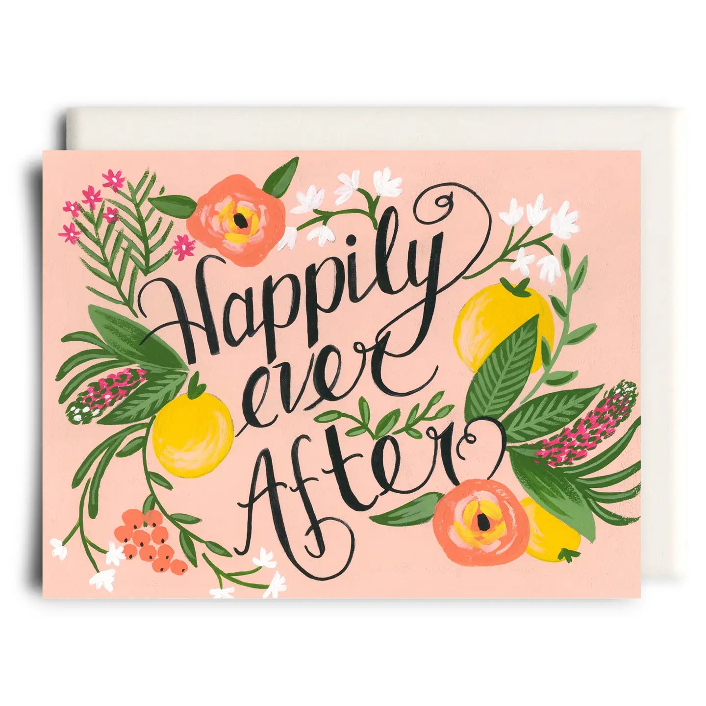 Happily Ever After Wedding Greeting Card