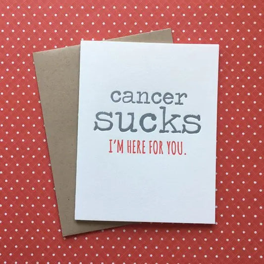 Cancer Sucks Card