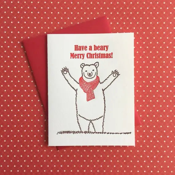 Beary Merry Christmas Boxed Holiday Cards