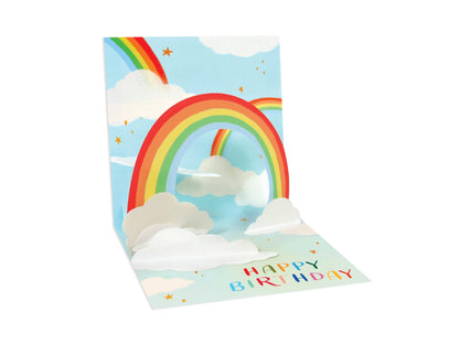 Pop Up Rainbow Sky Card