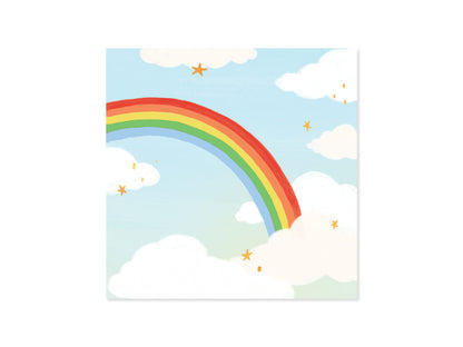 Pop Up Rainbow Sky Card