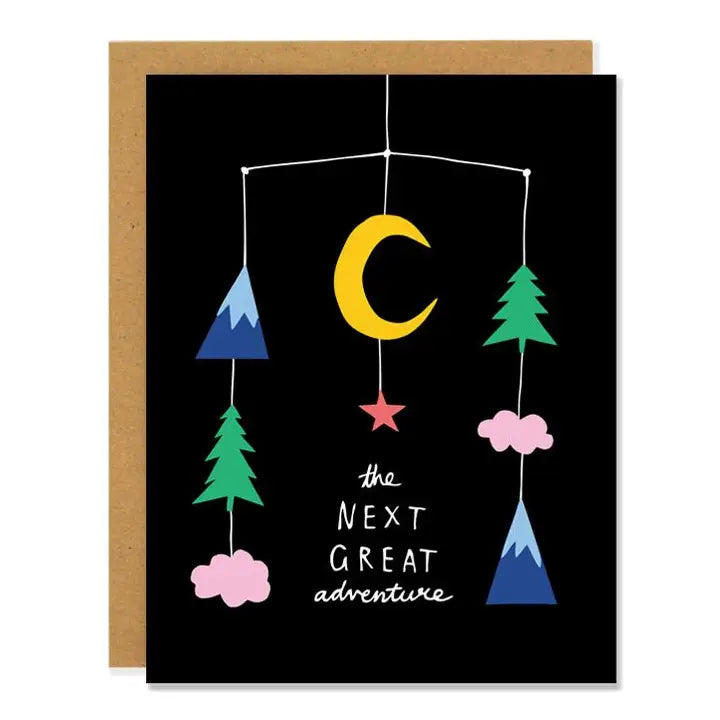 Sweet Baby Mobile Greeting Card