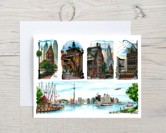 Toronto Historic Landmarks Greeting Card