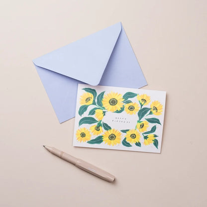 Happy Birthday - Sunflower Card