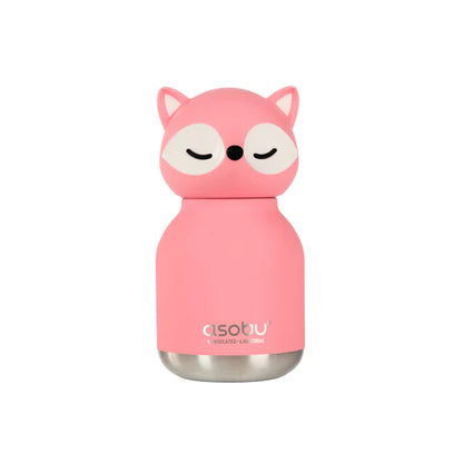 Mini Besties Pink Fox Water Bottle
