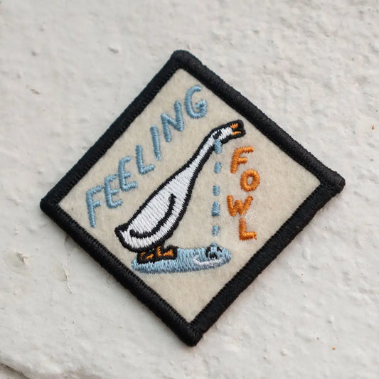 #21 Feeling Fowl Felt Sticky Patch