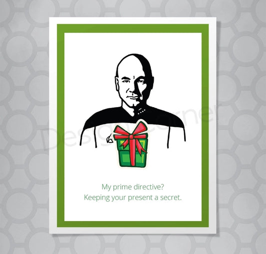 Star Trek Next Generation Picard Prime Directive Christmas C