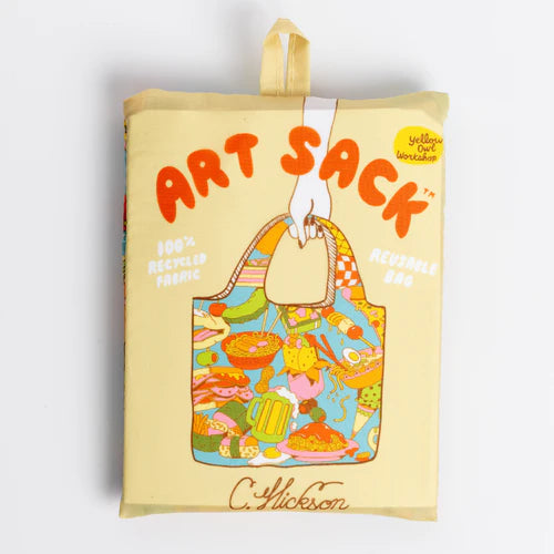 Art Sack - Clay Hickson Farmer's Market Reusable Shopping Bag