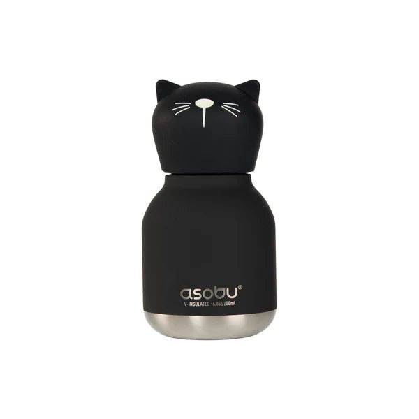 Mini Beastie Black Cat Water Bottle