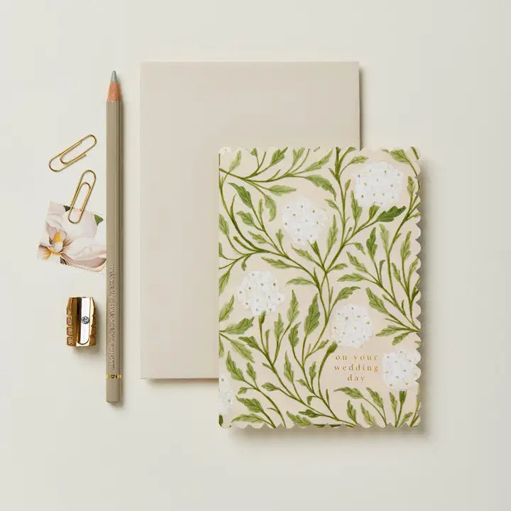 Flora On Your Wedding Day Card