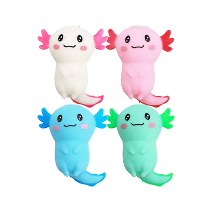 Cute Axolotl Fluffy Squishy Toy