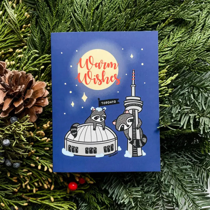 Raccoon City Holiday Card