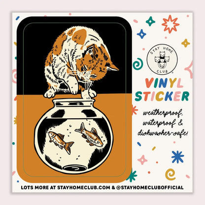 S108 Fishbowl Vinyl Sticker