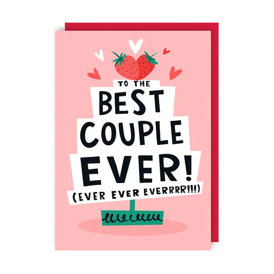 Best Couple Ever Wedding Card