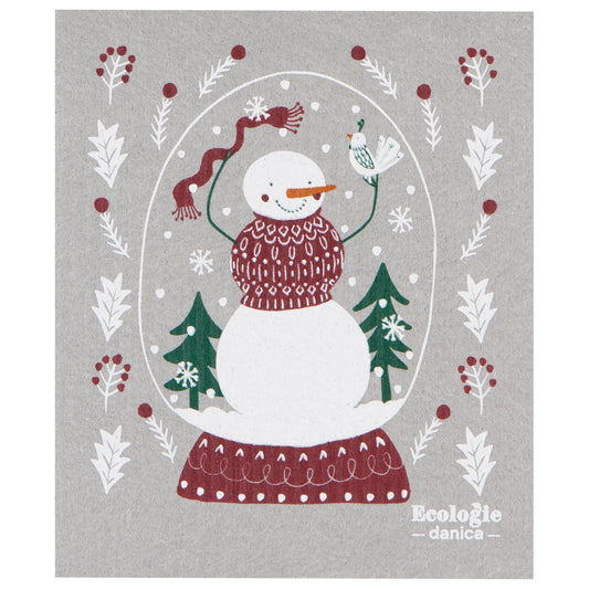 Swedish Dishcloth Snowfolk