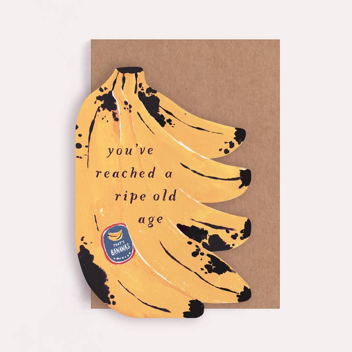 Ripe Bananas Birthday Card