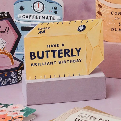 Butter Birthday Card