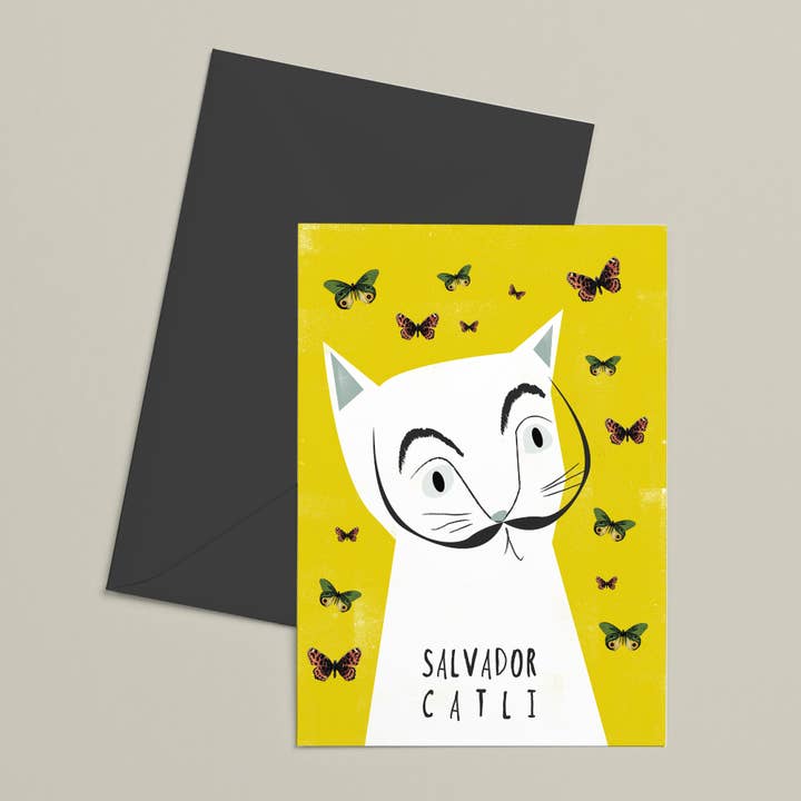 Salvador Catli Cat Card