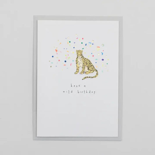 Have A Wild Birthday Confetti Card
