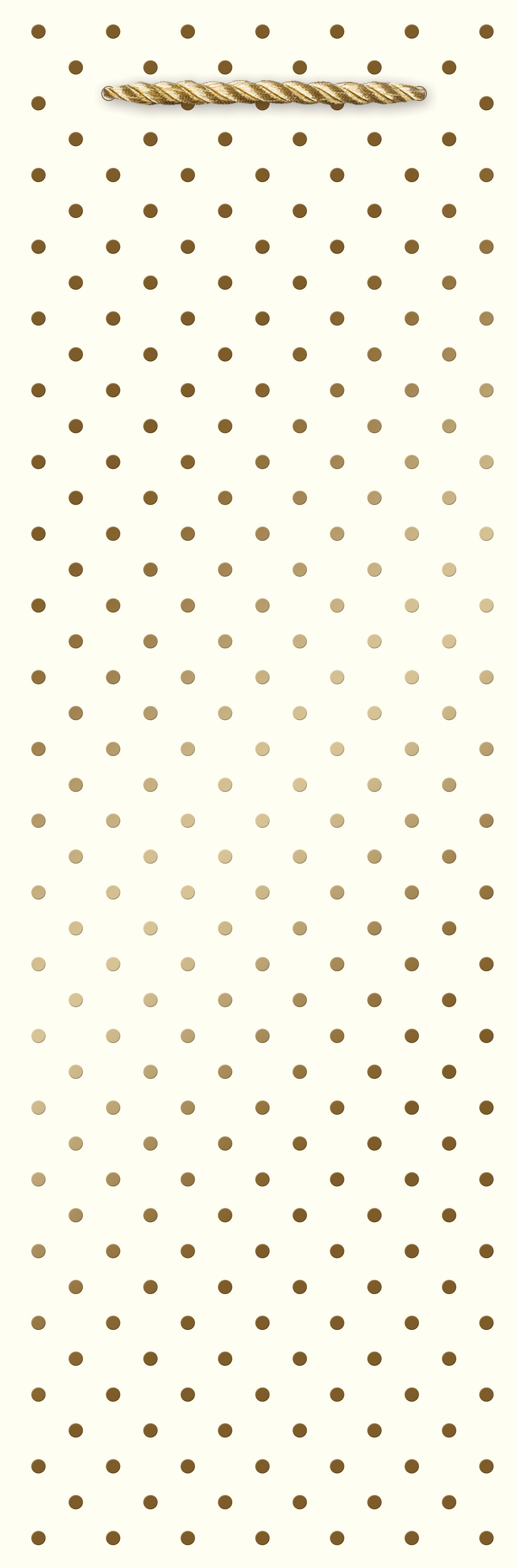 Gold Swiss Dots-Cream Wine Bag