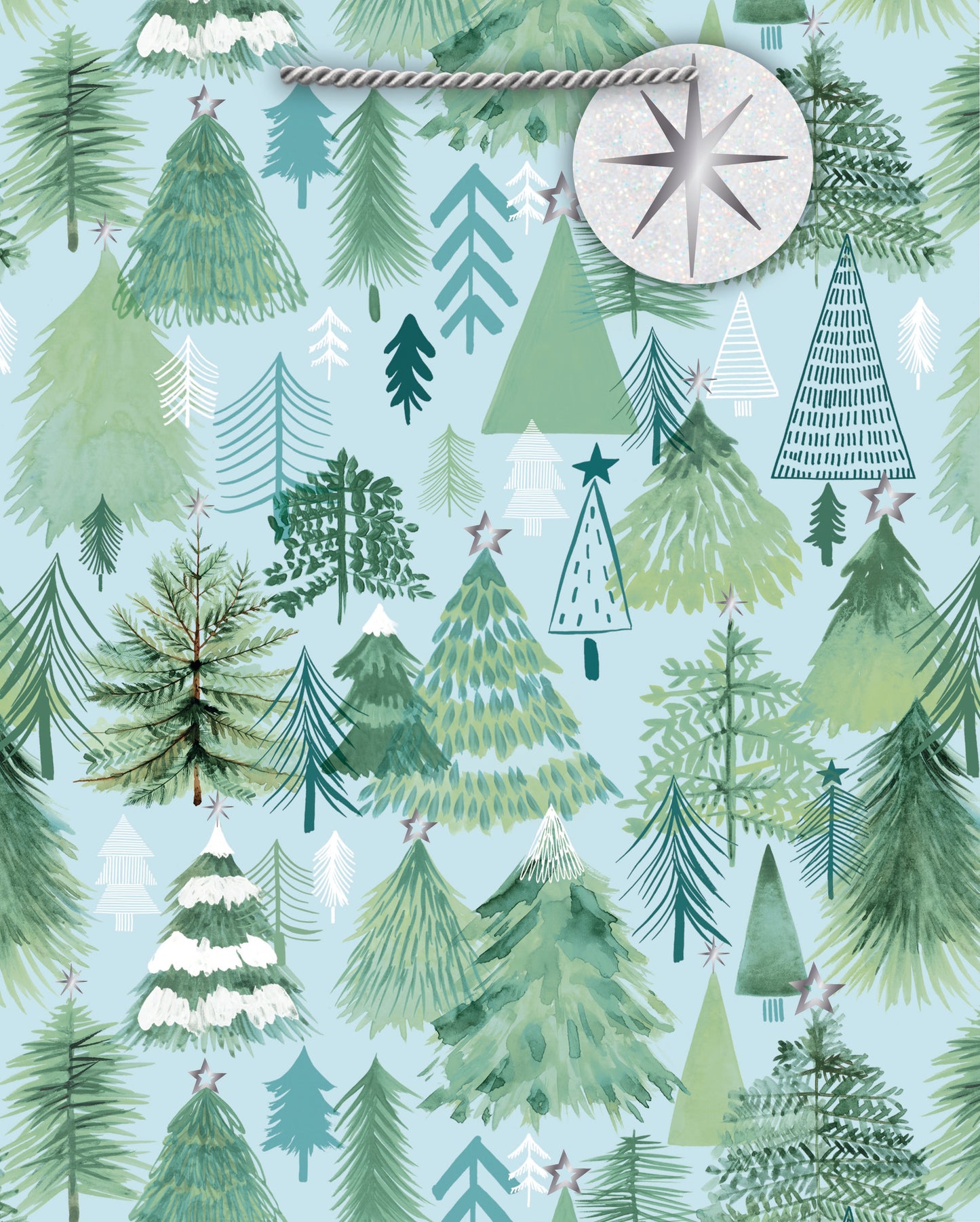 Winter Forest Large Gift Bag