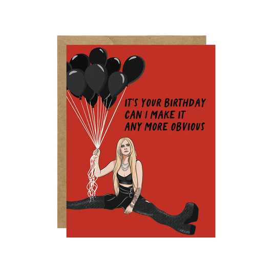 Avril Pop Card