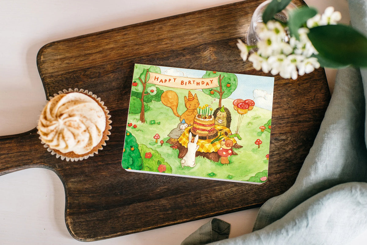Forest Friends Birthday Card