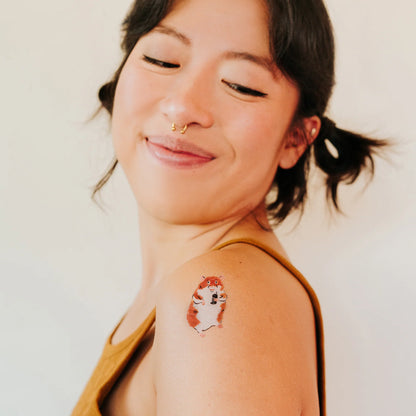 Hamster Boss Temporary Tattoos