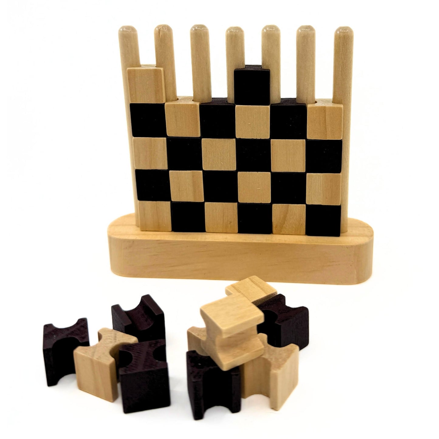 Wood Row-of-Four Game