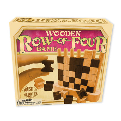 Wood Row-of-Four Game