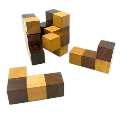 Wooden Cube Puzzle
