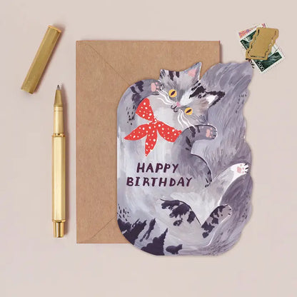Bandana Cat Birthday Card