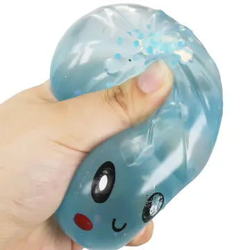 Bao Neon Pastel Glow In Dark Jiggly Jelly Dumpling Squishy Toy