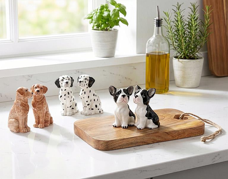 Dalmatian Salt & Pepper Shakers