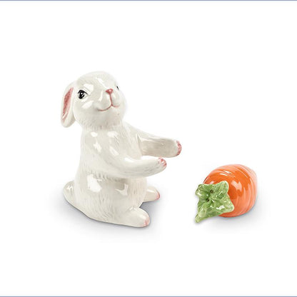 Bunny + Carrot Salt & Pepper Set