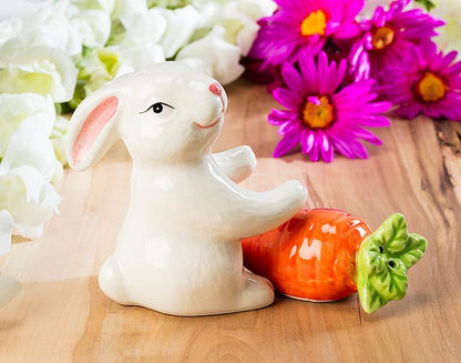 Bunny + Carrot Salt & Pepper Set