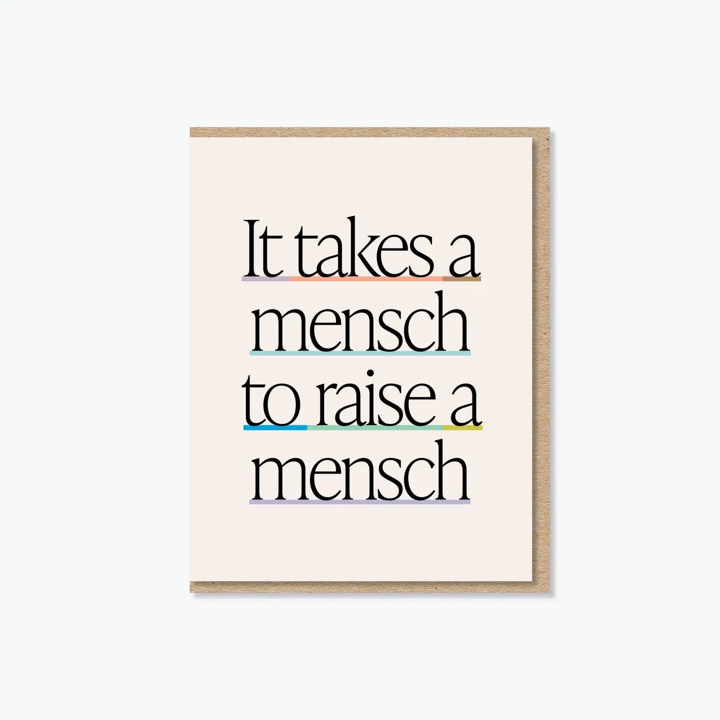 Raising Mensches Card