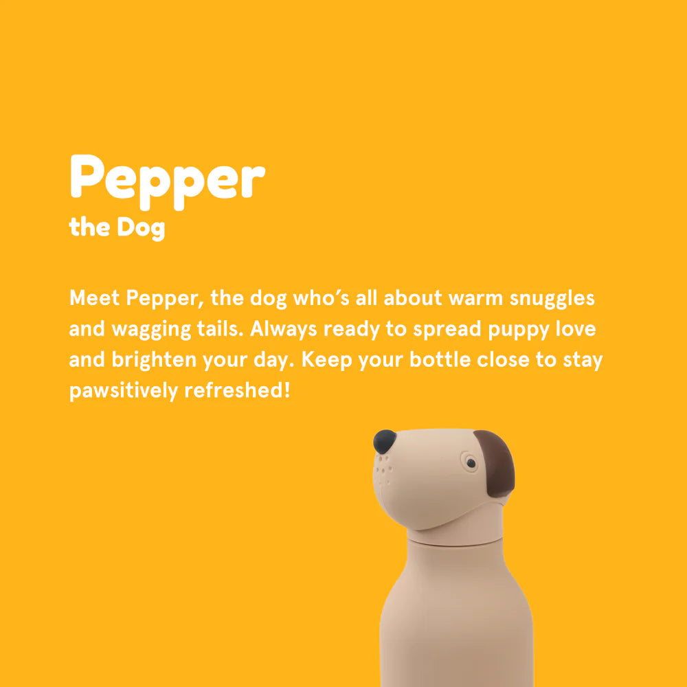 Bestie Bottle Beige Dog Water Bottle