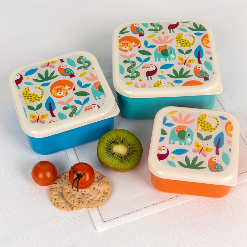 Wild Wonders Snack Boxes Set of 3