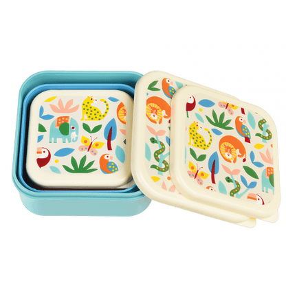 Wild Wonders Snack Boxes Set of 3