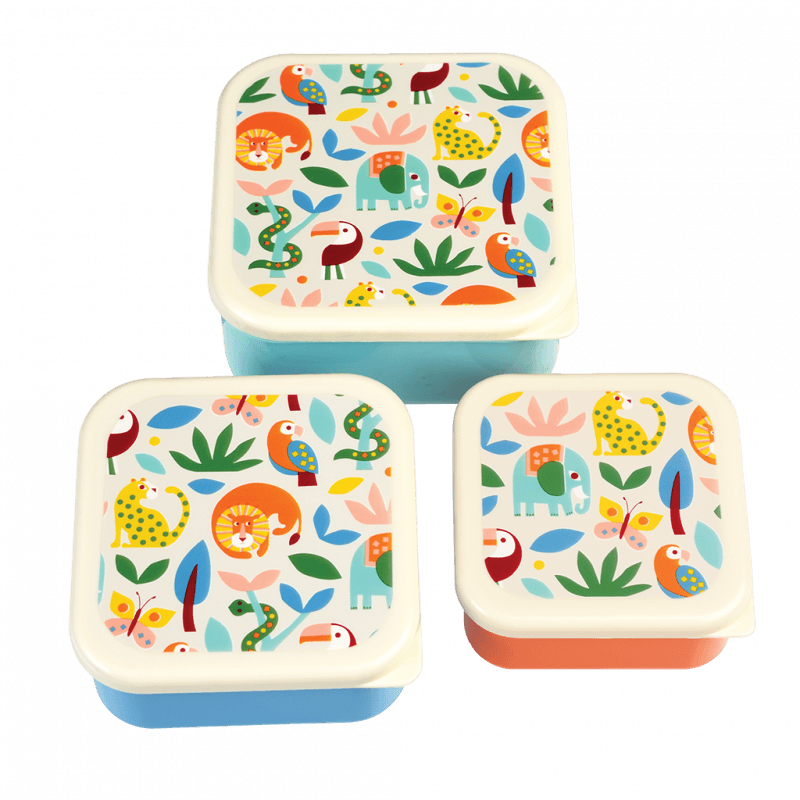 Wild Wonders Snack Boxes Set of 3