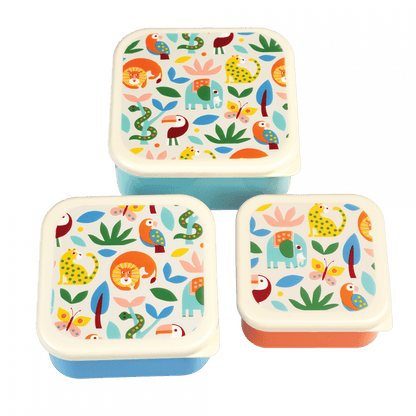 Wild Wonders Snack Boxes Set of 3