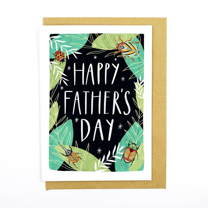 Happy Father's Day Bugs/Nature Card