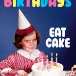 Eat Cake Greeting Card