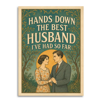 Best Husband So Far Anniversary Card