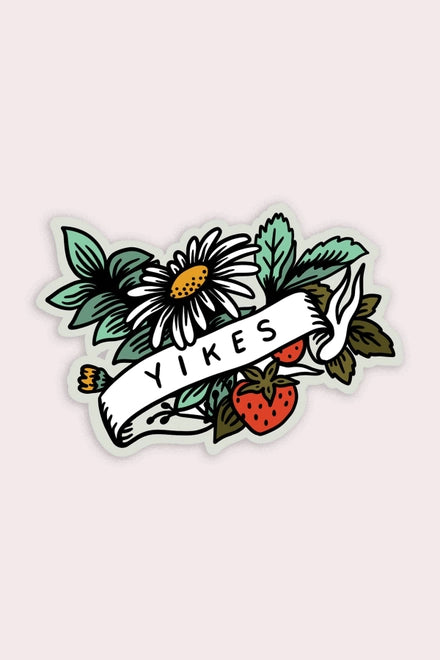 S44 Yikes Vinyl Sticker