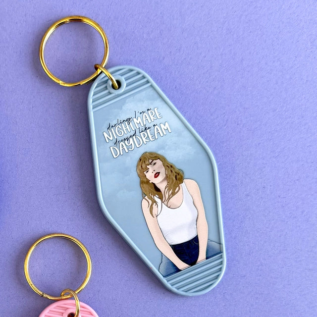 K4 Taylor Swift 1989 Blank Space Motel Keychain