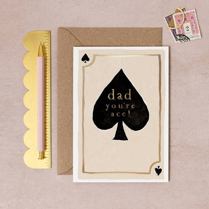 Ace Dad Card Greeting Card