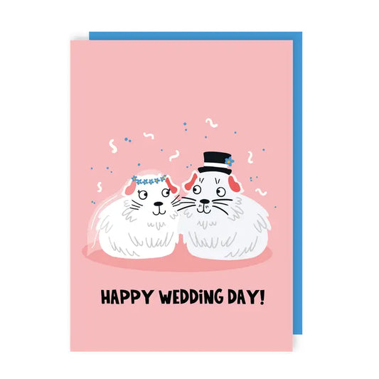 Guinea Pig Wedding Card